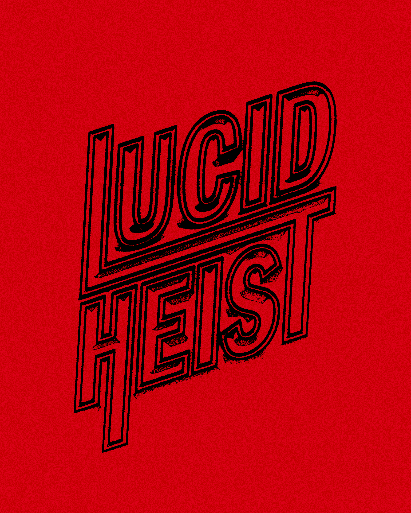 BAND LOGO for LUCID HEIST (2023)